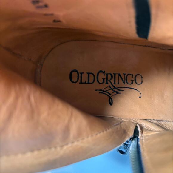 Rare Old Gringo Clarita Bootie 6” BL3667-1 Choc Gold Women’s Size 8.5 Leather - Picture 11 of 13